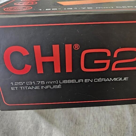 CHI G2 2nd Generation Black 1" Ceramic And Titanium Infused Hairstyling Iron - Picture 4 of 9